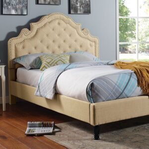 Aubree Bed CM7537BG E.King By Furniture of America