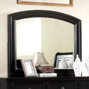 Castor Mirror CM7590BK-M By Furniture of America