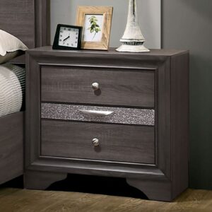 Chrissy Night Stand CM7552GY-N By Furniture of America