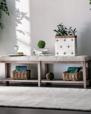 Tayah Bench CM-BN5666BG-3A By Furniture of America