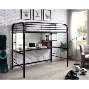 Opal Twin Loft Bed CM-BK938BK BY Furniture of America