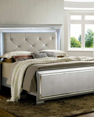 Bellanova Bed CM7979SV E.King By Furniture of America