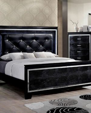 Bellanova Bed CM7979BK E.King By Furniture of America