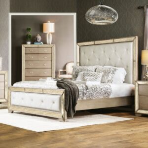 Loraine Bed CM7195 E.King By Furniture of America