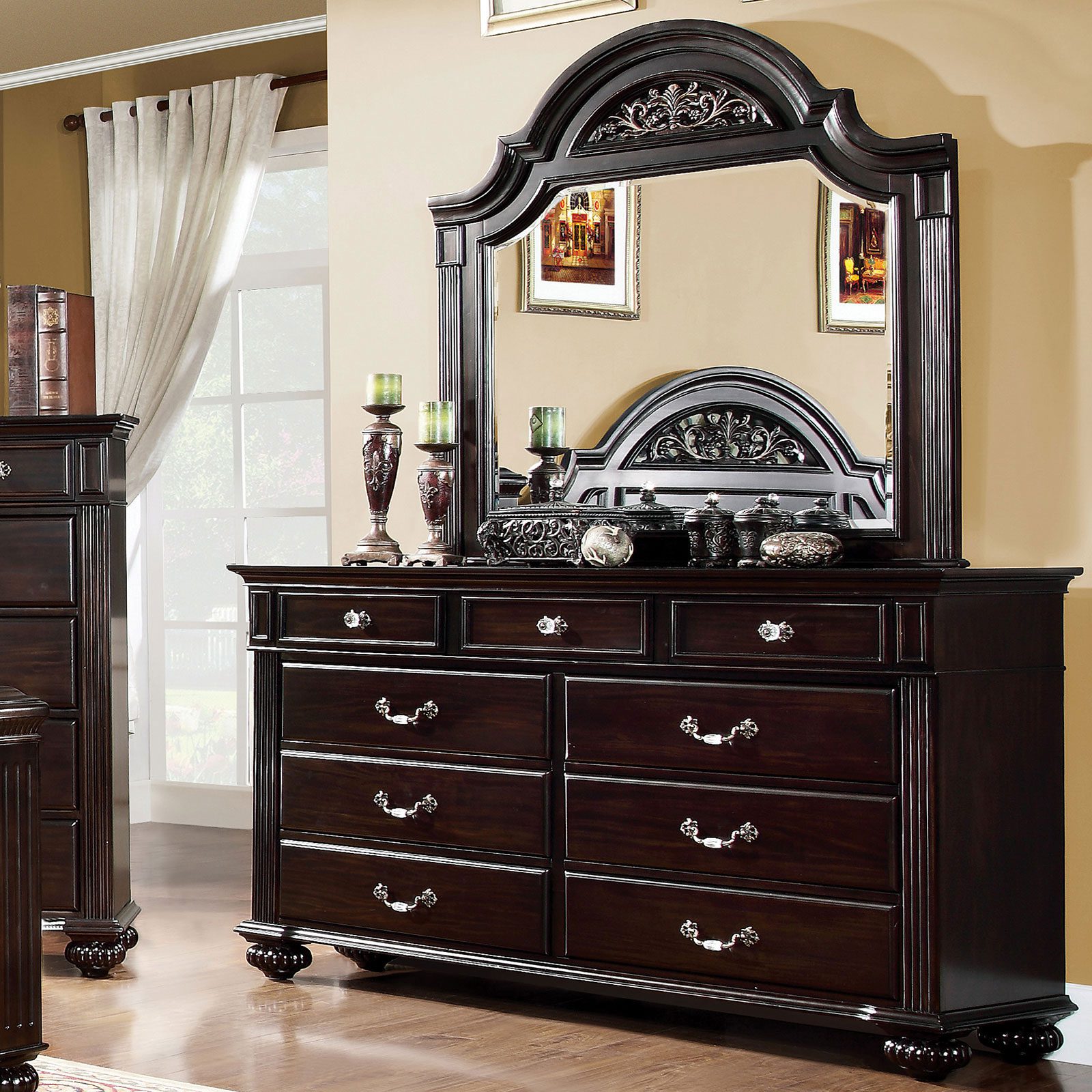 Syracuse Dresser CM7129D By Furniture of America | U-Trade Furniture Syracuse Dresser CM7129D By Furniture of America