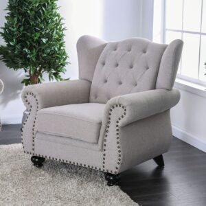 Ewloe Chair CM6572GY-CH By Furniture of America