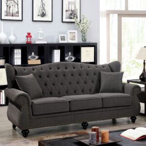 Ewloe Sofa CM6572DG-SF  BY Furniture of America