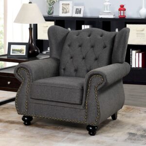 Ewloe Chair CM6572DG-CH BY Furniture of America