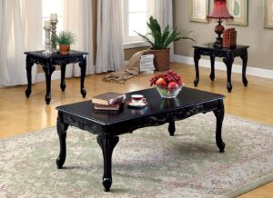 Cheshire 3 Pc. Table Set CM4914BK-3PK By Furniture of America