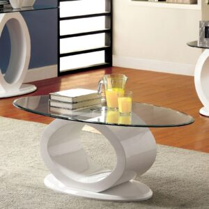 Lodia Coffee Table CM4825WH-C By Furniture of America