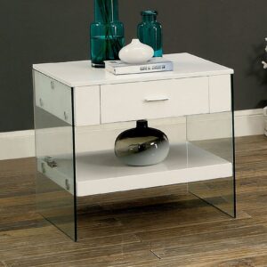 Raya End Table CM4451WH-E By Furniture of America