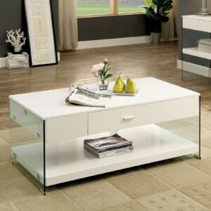 Raya Coffee Table CM4451WH-C By Furniture of America