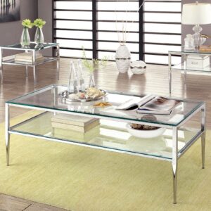 Tanika Coffee Table CM4162CRM-C By Furniture of America