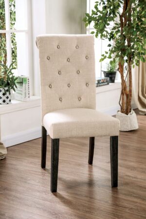 Alfred Side Chair (2/Ctn) CM3735IV-SC BY Furniture of America