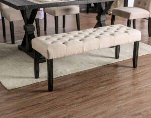 Alfred Bench CM3735IV-BN BY Furniture of America