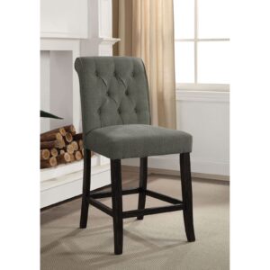 Izzy Counter Ht. Chair (2/Ctn) CM3564GY-PC-2PK BY Furniture of America