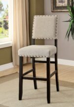 Sania Bar Chair (2/Box) CM3324BK-BC-2PK BY Furniture of America