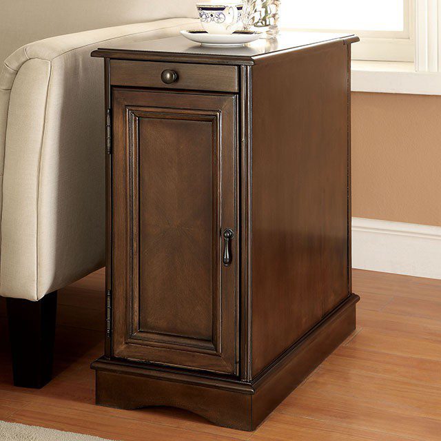 Lilith Side Table CM-AC171GY By Furniture of America | U-Trade Furniture Lilith Side Table CM-AC171GY By Furniture of America