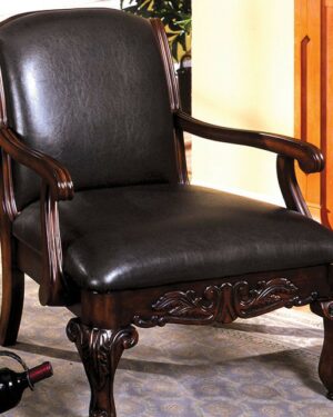 Sheffield Accent Chair CM-AC6177-PU By Furniture of America