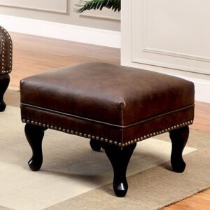 Vaugh Ottoman CM-AC6801BR-OT By Furniture of America