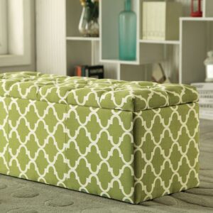 Zaira Storage Ottoman CM-BN6033GR By Furniture of America