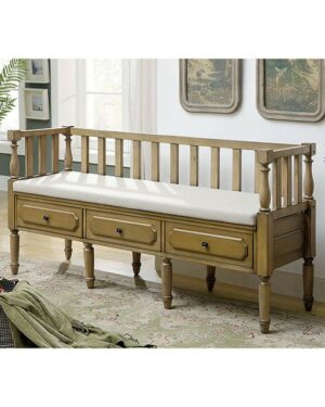 Ballinasloe Bench CM-BN6359NT By Furniture of America