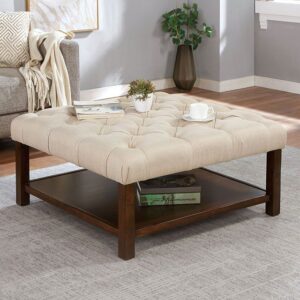 Alferia Square Ottoman CM-AC353 By Furniture of America