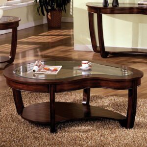 Crystal Falls Coffee Table CM4336C By Furniture of America