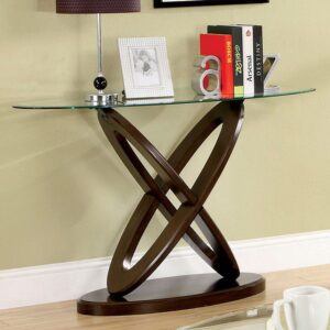Atwood Oval Sofa Table CM4401S By Furniture of America