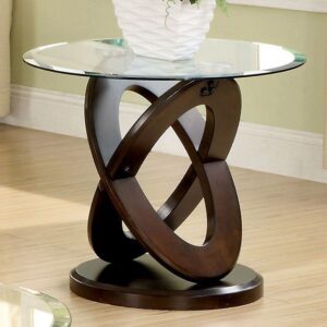 Atwood Round End Table CM4401E By Furniture of America