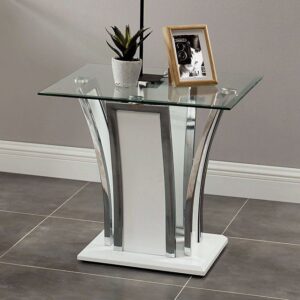 Staten End Table CM4372WH-E By Furniture of America