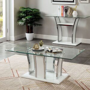 Staten Coffee Table CM4372WH-C By Furniture of America
