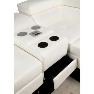 Kemi Speaker Console CM6553WH-CS By Furniture of America