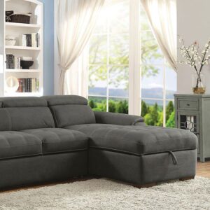 Patty Sectional CM6514BK By Furniture of America