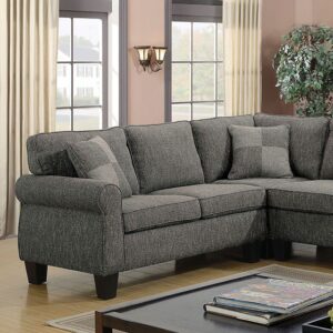 Rhian Sectional CM6329GY By Furniture of America