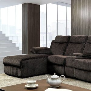 Kamryn Sectional w/ Console CM6771WG By Furniture of America