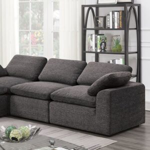 Joel Sectional CM6974GY-4SEAT By Furniture of America