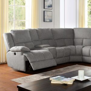 Lynette Sectional CM6345 By Furniture of America