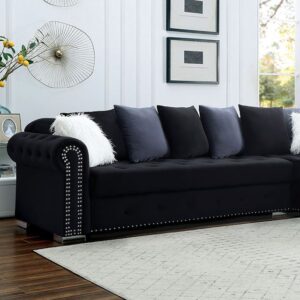Wilmington Sectional CM6239BK By Furniture of America