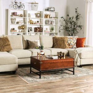 Carnforth Sectional SM5218 By Furniture of America