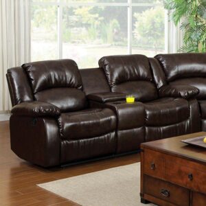 Winslow Love Seat w/ Center Console CM6556L-CT BY Furniture of America