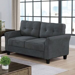 Alissa Loveseat CM6213GY-LV BY Furniture of America