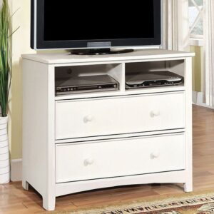Omnus Media Chest CM7905WH-TV By Furniture of America