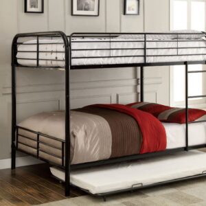 Brocket Full/Full Bunk Bed CM-BK1035F-BK BY Furniture of America