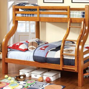 Solpine Twin/Full Bunk Bed CM-BK618 BY Furniture of America