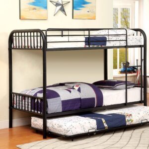 Rainbow Twin/Twin Bunk Bed CM-BK1035BK BY Furniture of America