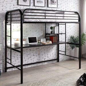 Opal Twin Loft Bed CM-BK938SV BY Furniture of America
