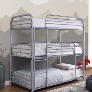 Opal Twin/Twin/Twin Bunk Bed CM-BK937SV BY Furniture of America