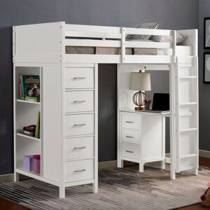 Cassidy Twin Loft Bed CM-BK970 BY Furniture of America
