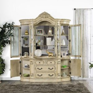Tuscany Hutch Buffet CM3845WH-HB BY Furniture of America
